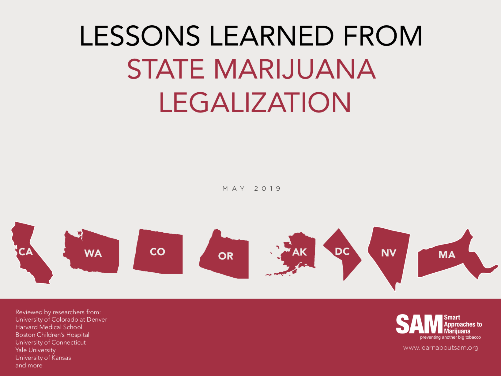 SAM Releases Comprehensive Report on Impact of Marijuana Legalization