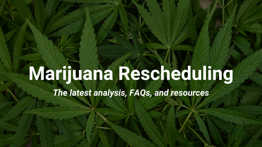 Marijuana Scheduling - Smart Approaches to Marijuana